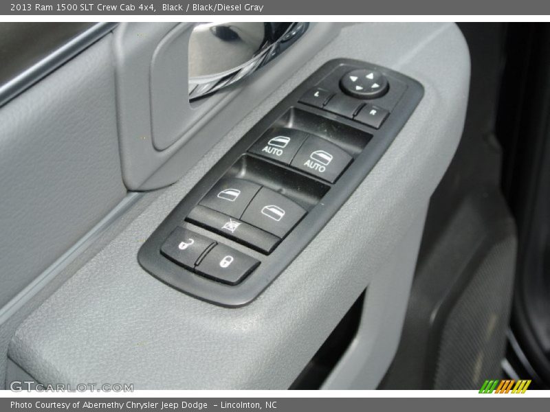 Black / Black/Diesel Gray 2013 Ram 1500 SLT Crew Cab 4x4