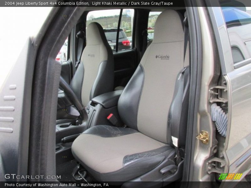 Light Khaki Metallic / Dark Slate Gray/Taupe 2004 Jeep Liberty Sport 4x4 Columbia Edition