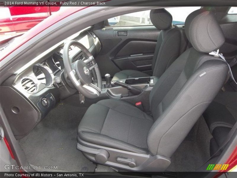 Ruby Red / Charcoal Black 2014 Ford Mustang V6 Coupe