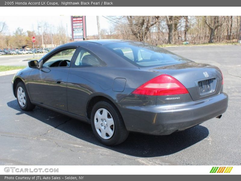 Nighthawk Black Pearl / Black 2005 Honda Accord LX Coupe