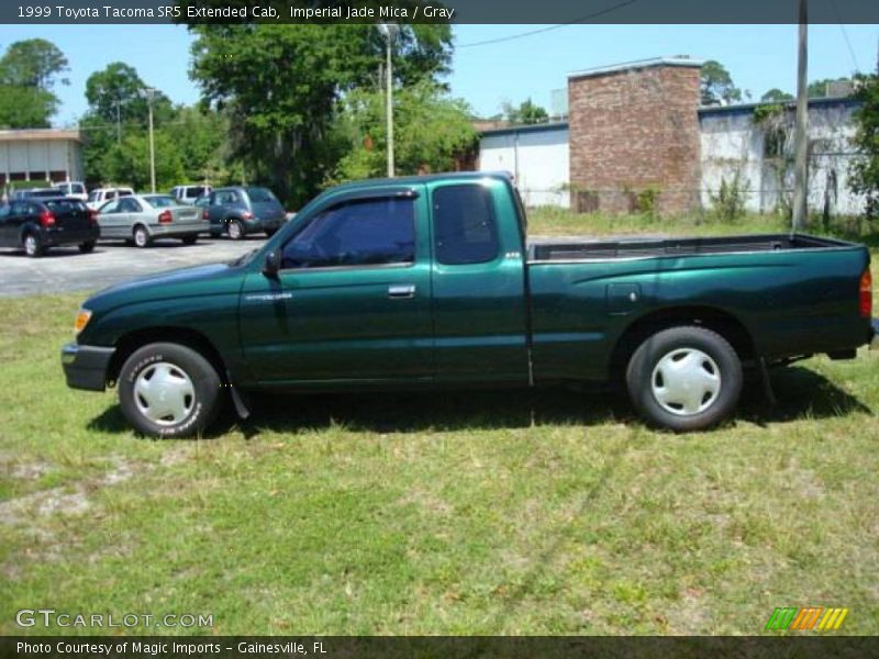 Imperial Jade Mica / Gray 1999 Toyota Tacoma SR5 Extended Cab