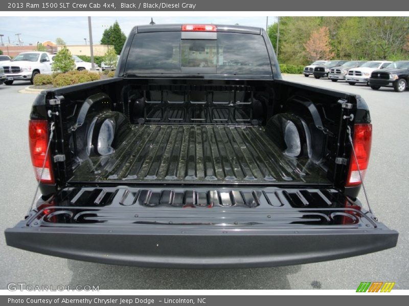 Black / Black/Diesel Gray 2013 Ram 1500 SLT Crew Cab 4x4