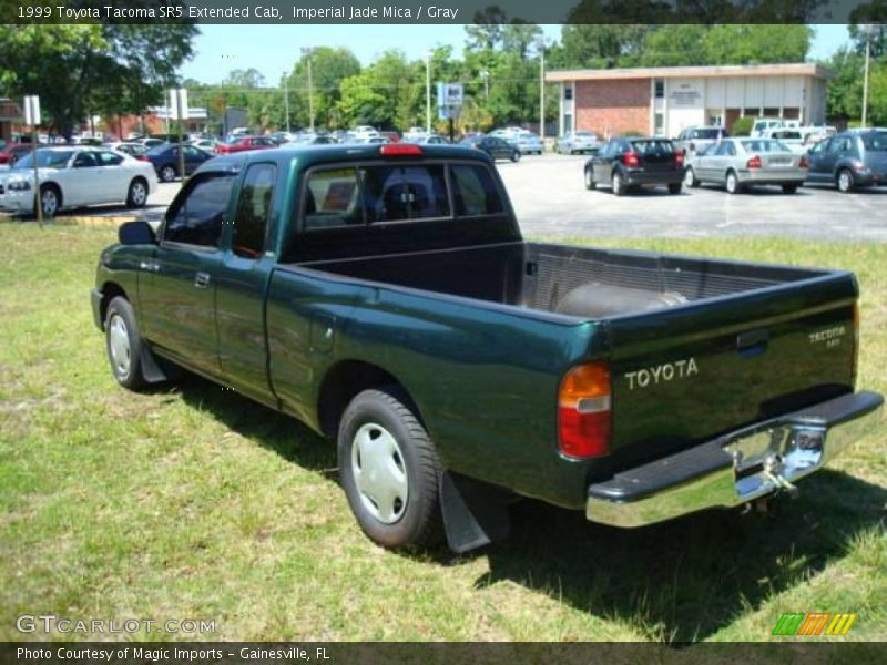 Imperial Jade Mica / Gray 1999 Toyota Tacoma SR5 Extended Cab