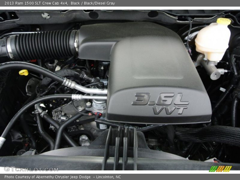 Black / Black/Diesel Gray 2013 Ram 1500 SLT Crew Cab 4x4