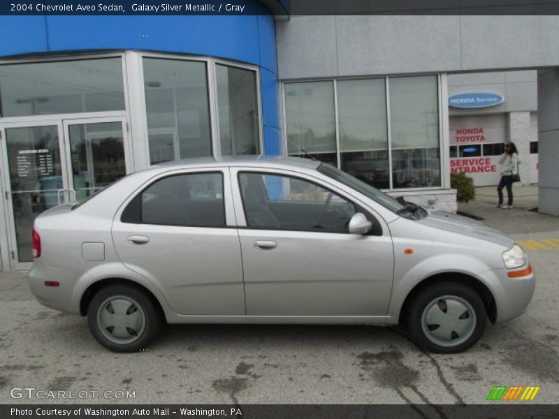 Galaxy Silver Metallic / Gray 2004 Chevrolet Aveo Sedan