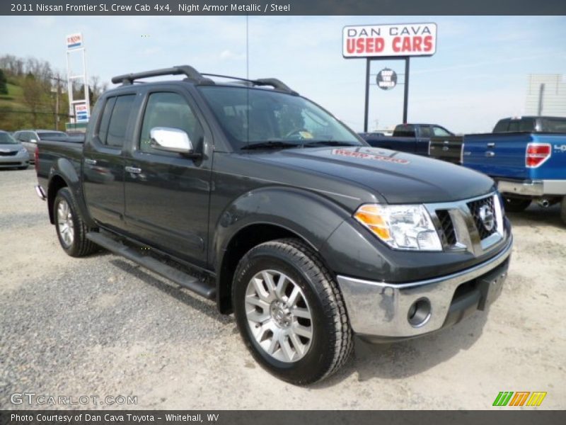 Night Armor Metallic / Steel 2011 Nissan Frontier SL Crew Cab 4x4