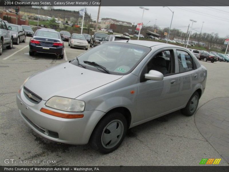Galaxy Silver Metallic / Gray 2004 Chevrolet Aveo Sedan