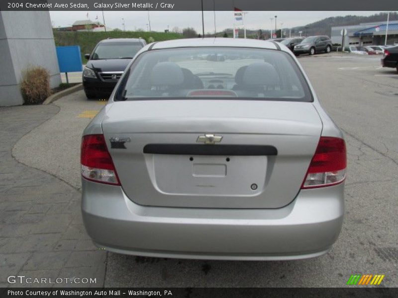 Galaxy Silver Metallic / Gray 2004 Chevrolet Aveo Sedan