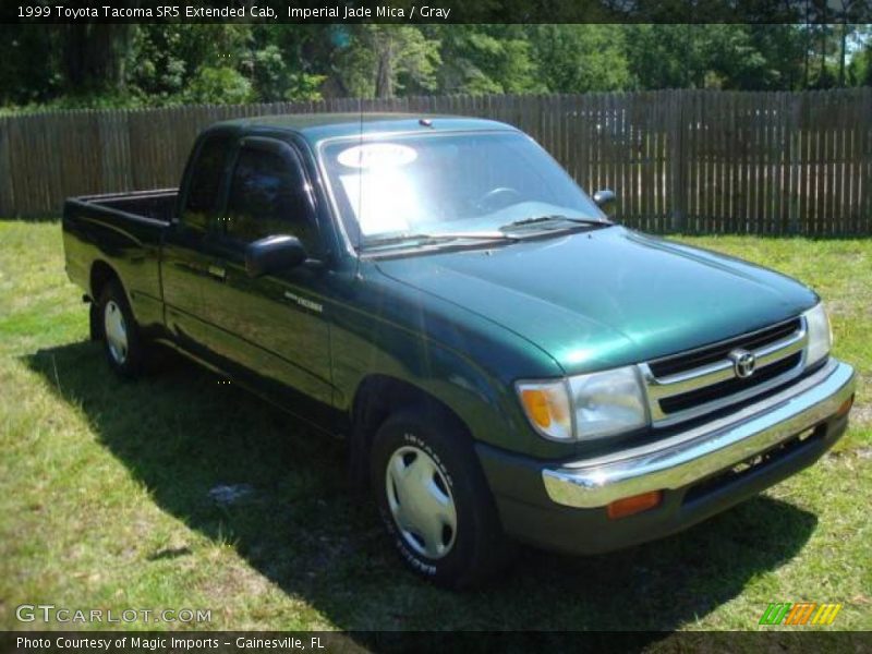 Imperial Jade Mica / Gray 1999 Toyota Tacoma SR5 Extended Cab