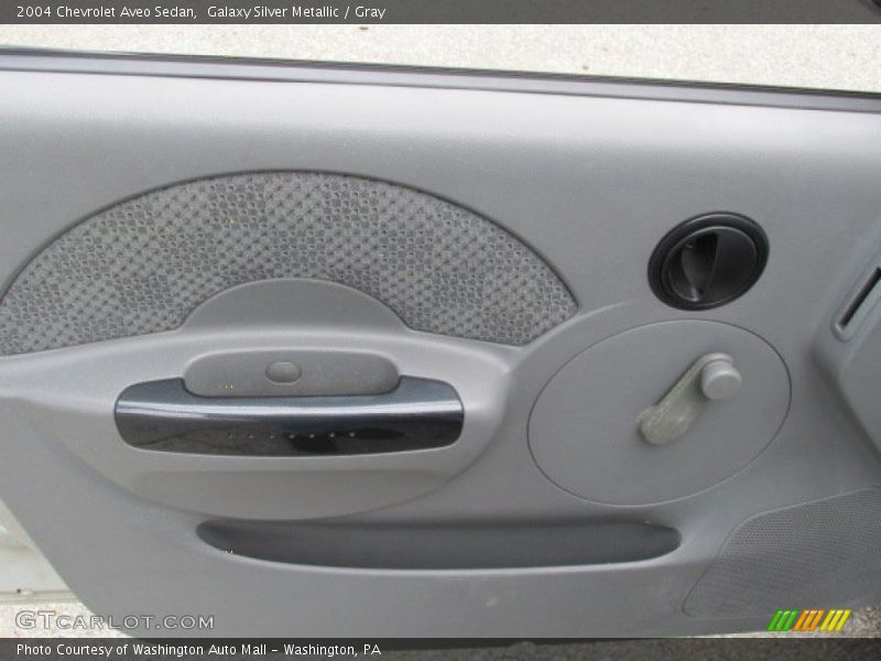 Galaxy Silver Metallic / Gray 2004 Chevrolet Aveo Sedan