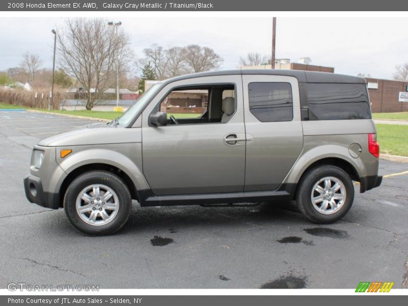 Galaxy Gray Metallic / Titanium/Black 2008 Honda Element EX AWD