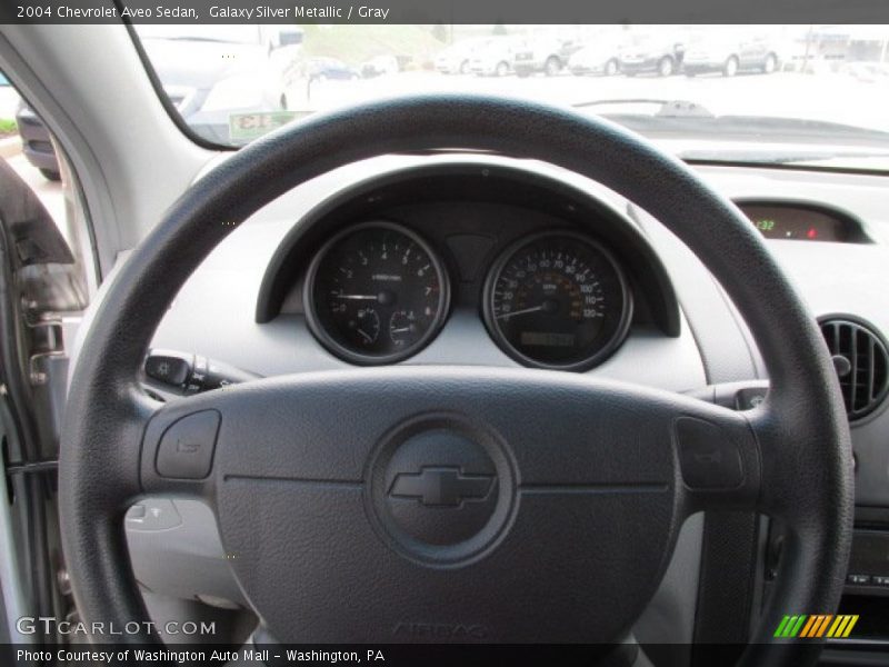 Galaxy Silver Metallic / Gray 2004 Chevrolet Aveo Sedan