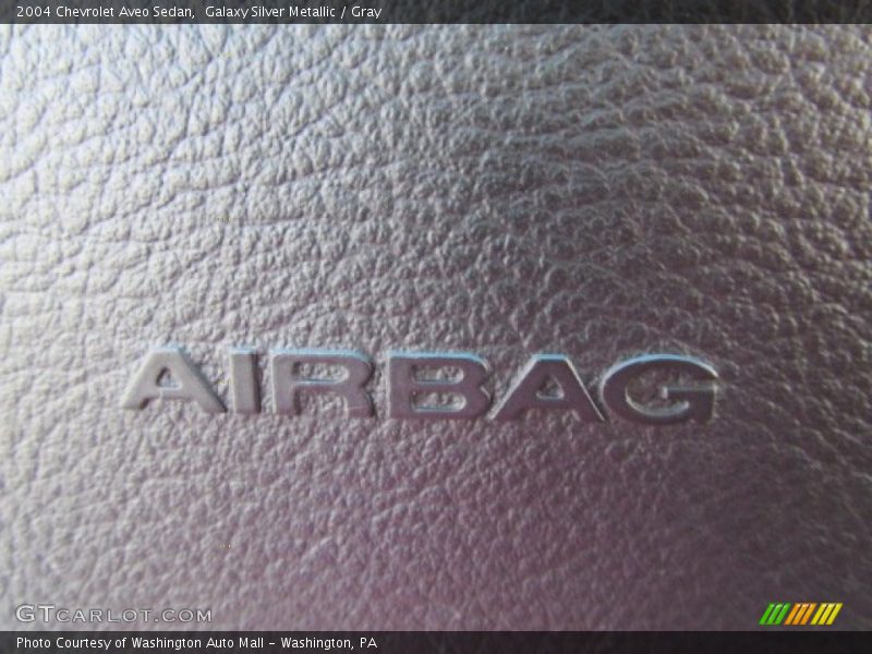 Galaxy Silver Metallic / Gray 2004 Chevrolet Aveo Sedan