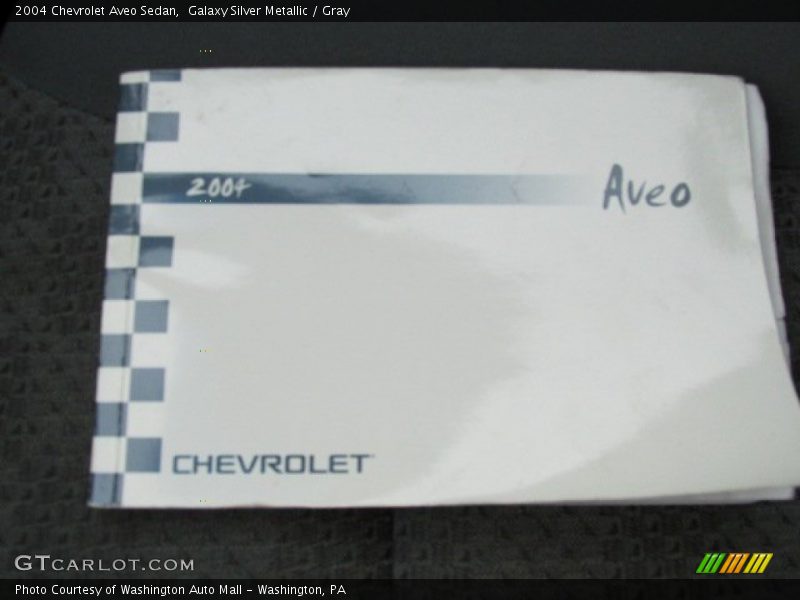 Galaxy Silver Metallic / Gray 2004 Chevrolet Aveo Sedan