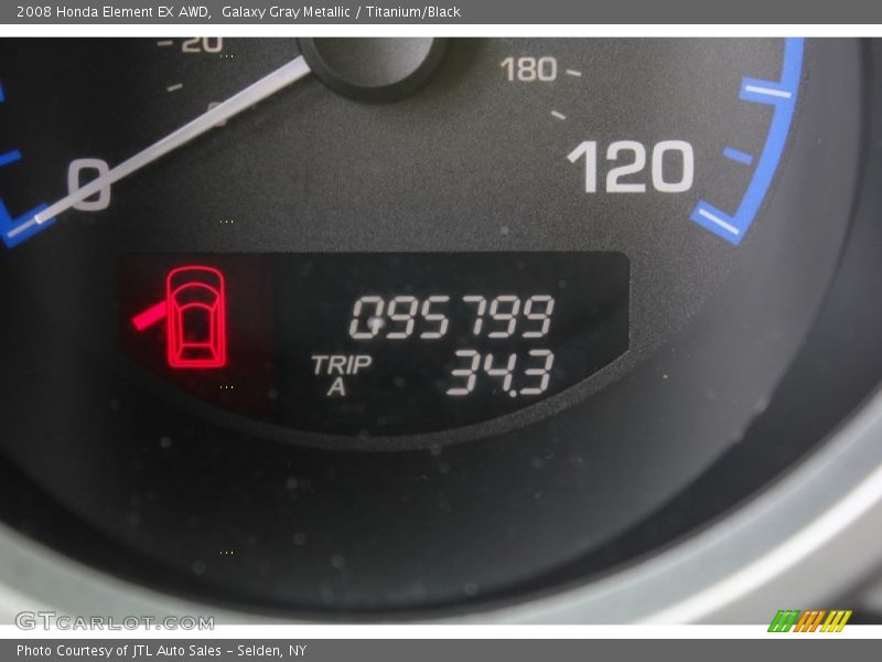 Galaxy Gray Metallic / Titanium/Black 2008 Honda Element EX AWD