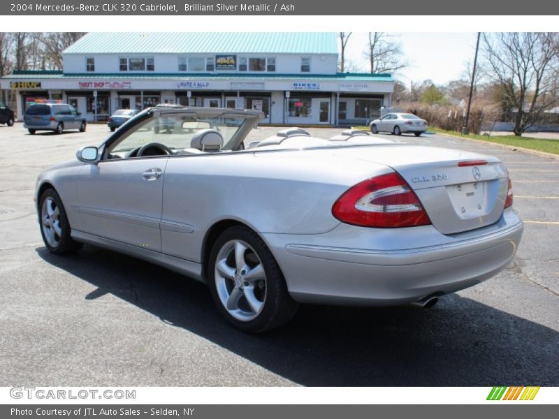 Brilliant Silver Metallic / Ash 2004 Mercedes-Benz CLK 320 Cabriolet