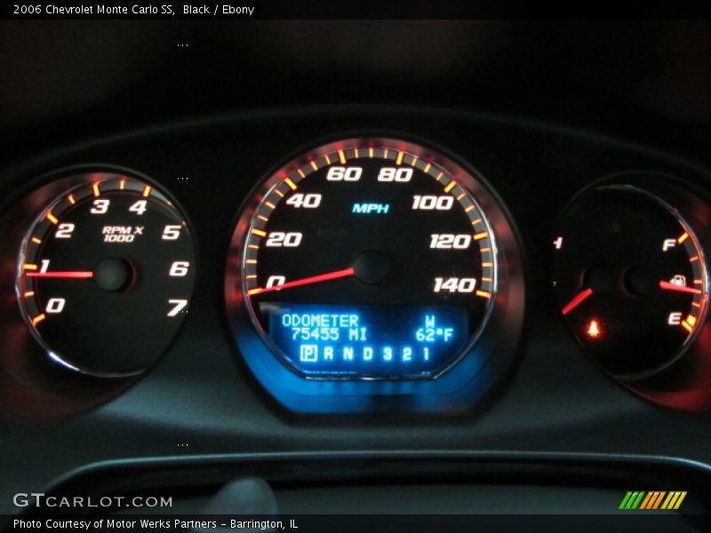 Black / Ebony 2006 Chevrolet Monte Carlo SS
