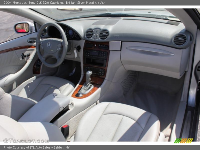 Brilliant Silver Metallic / Ash 2004 Mercedes-Benz CLK 320 Cabriolet