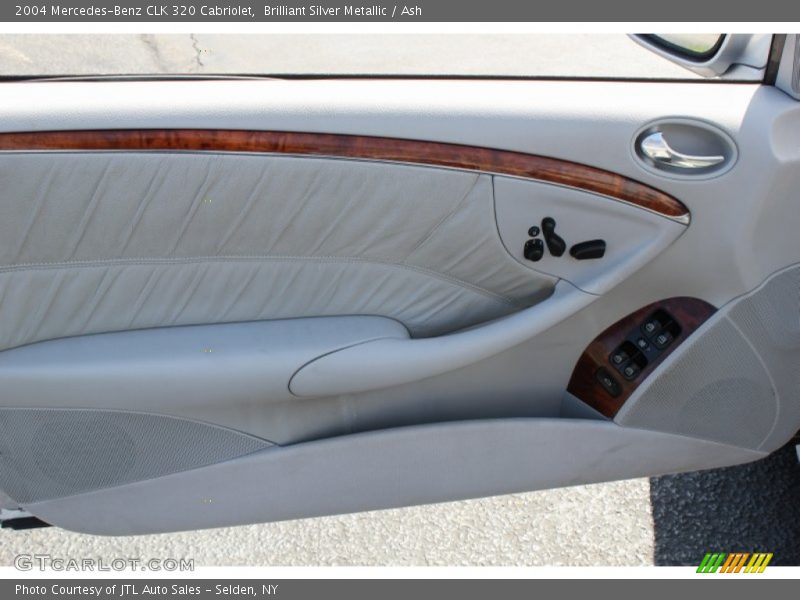Brilliant Silver Metallic / Ash 2004 Mercedes-Benz CLK 320 Cabriolet