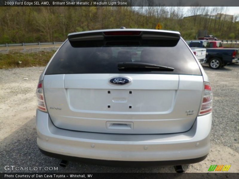 Brilliant Silver Metallic / Medium Light Stone 2009 Ford Edge SEL AWD