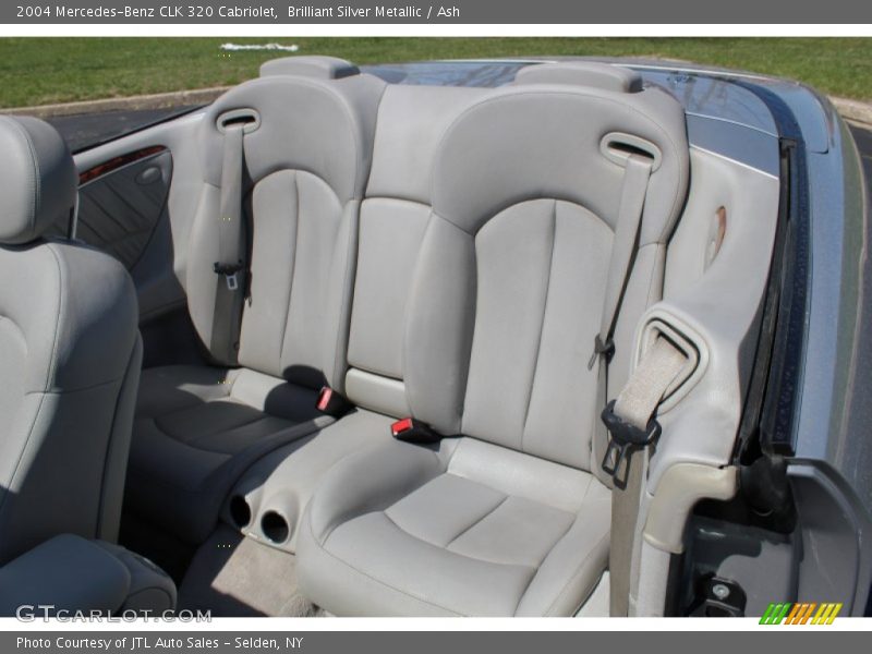 Brilliant Silver Metallic / Ash 2004 Mercedes-Benz CLK 320 Cabriolet
