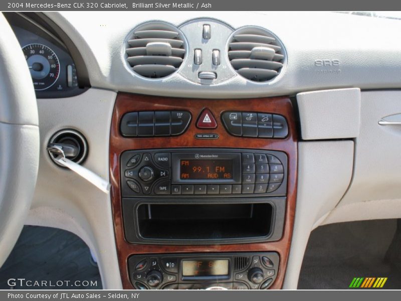 Brilliant Silver Metallic / Ash 2004 Mercedes-Benz CLK 320 Cabriolet
