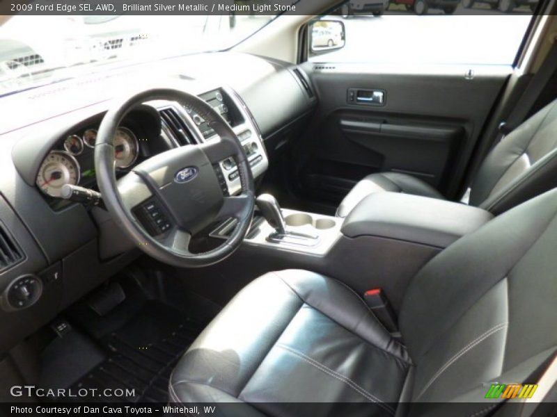 Brilliant Silver Metallic / Medium Light Stone 2009 Ford Edge SEL AWD