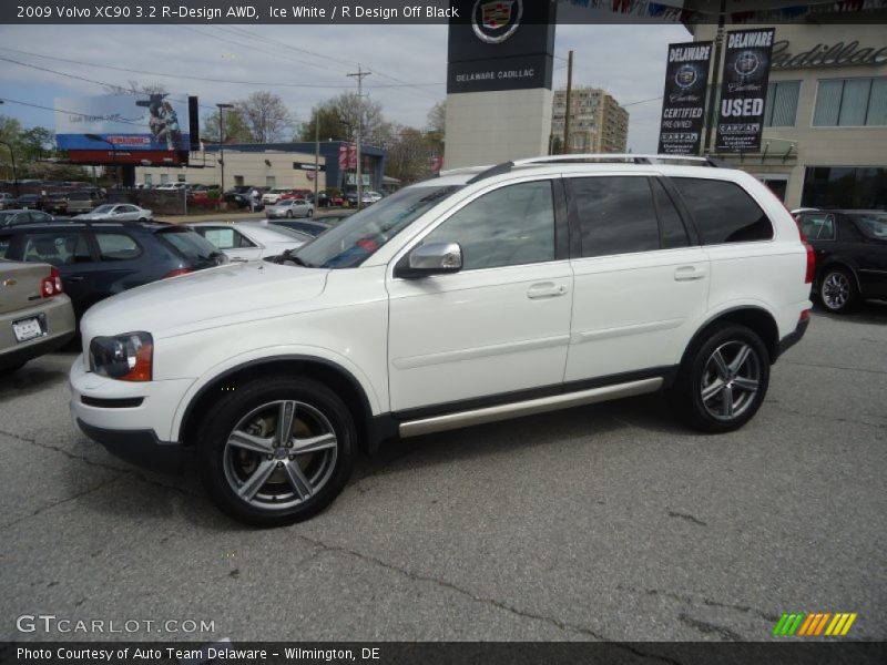 Ice White / R Design Off Black 2009 Volvo XC90 3.2 R-Design AWD