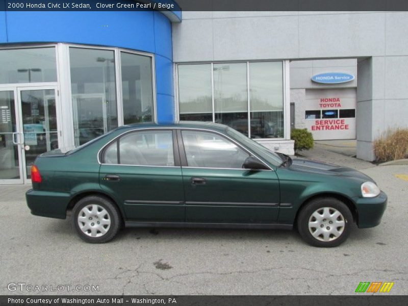  2000 Civic LX Sedan Clover Green Pearl