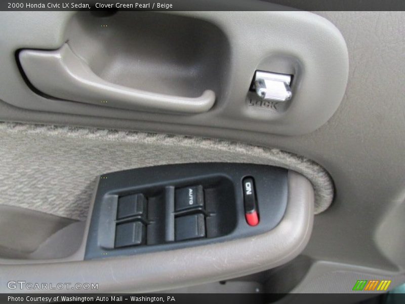 Controls of 2000 Civic LX Sedan