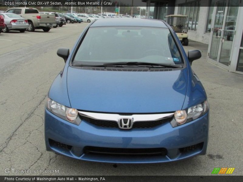Atomic Blue Metallic / Gray 2010 Honda Civic DX-VP Sedan
