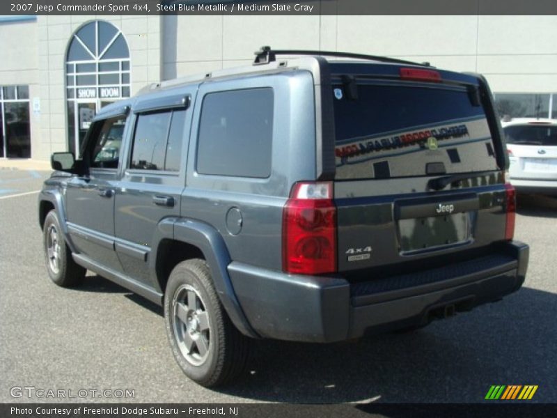Steel Blue Metallic / Medium Slate Gray 2007 Jeep Commander Sport 4x4
