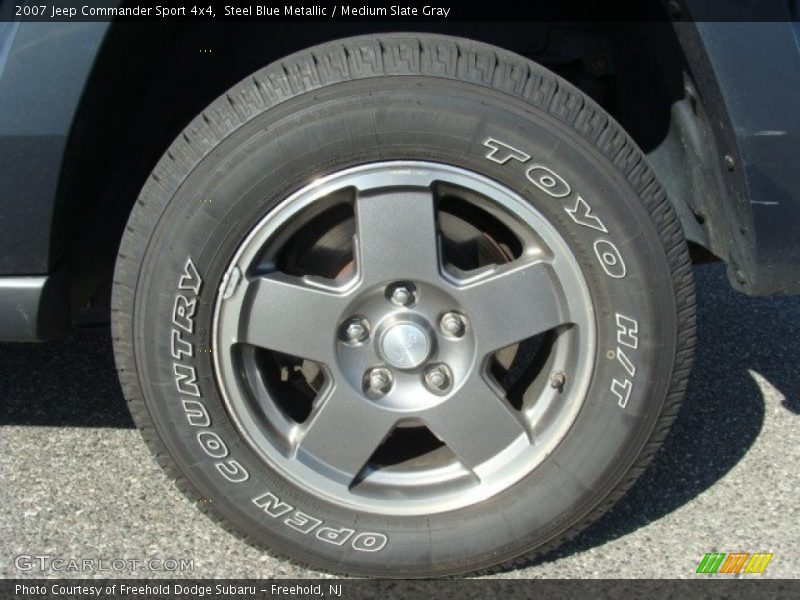 Steel Blue Metallic / Medium Slate Gray 2007 Jeep Commander Sport 4x4