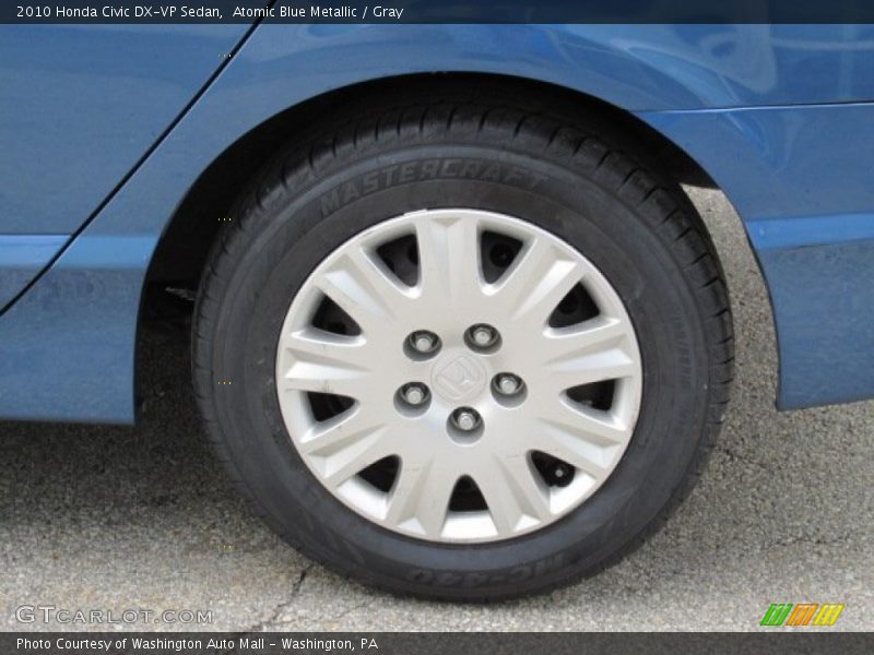 Atomic Blue Metallic / Gray 2010 Honda Civic DX-VP Sedan