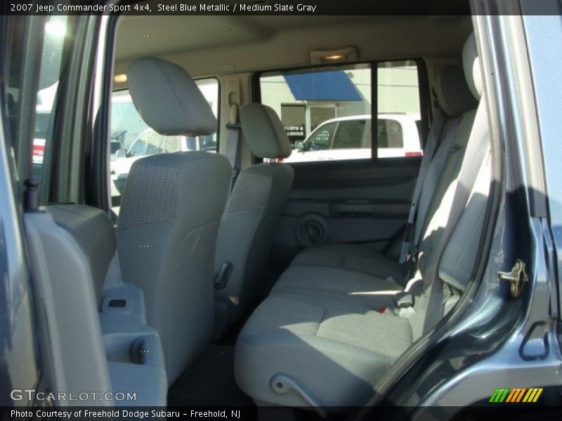 Steel Blue Metallic / Medium Slate Gray 2007 Jeep Commander Sport 4x4