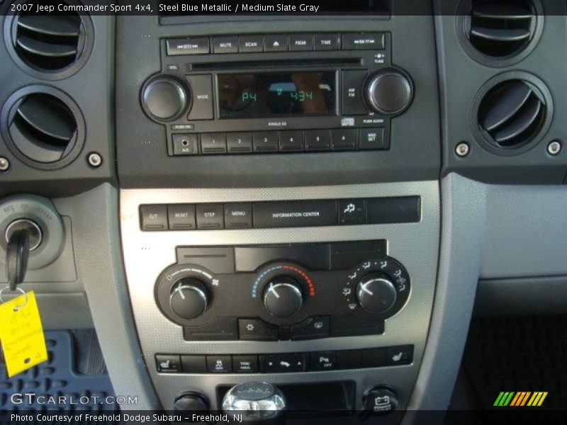 Steel Blue Metallic / Medium Slate Gray 2007 Jeep Commander Sport 4x4