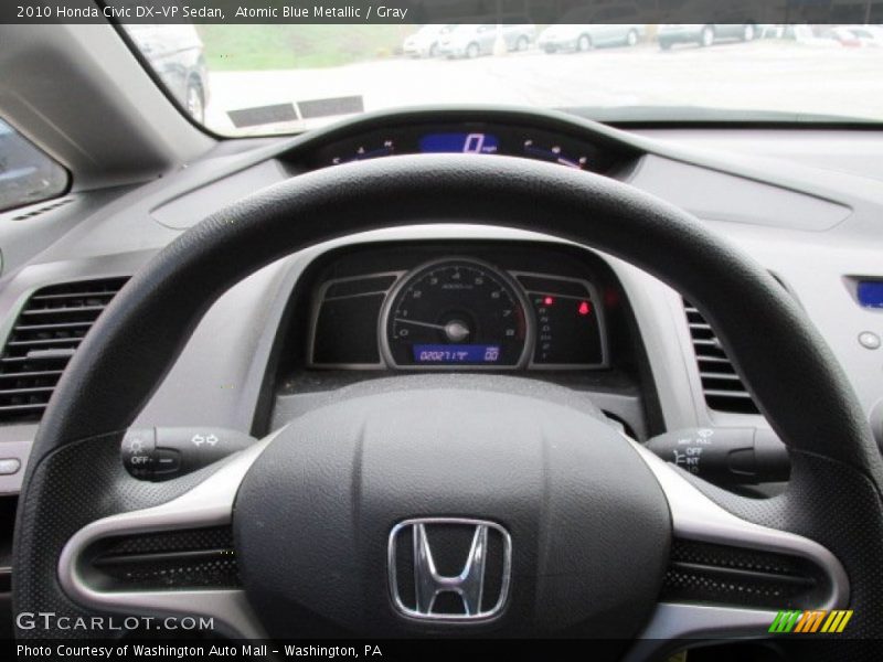 Atomic Blue Metallic / Gray 2010 Honda Civic DX-VP Sedan