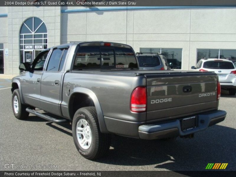 Graphite Metallic / Dark Slate Gray 2004 Dodge Dakota SLT Quad Cab 4x4