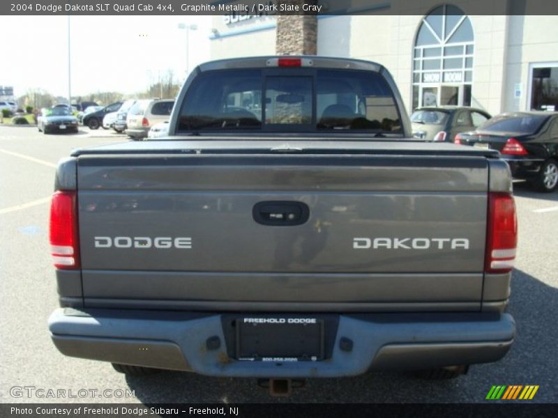 Graphite Metallic / Dark Slate Gray 2004 Dodge Dakota SLT Quad Cab 4x4