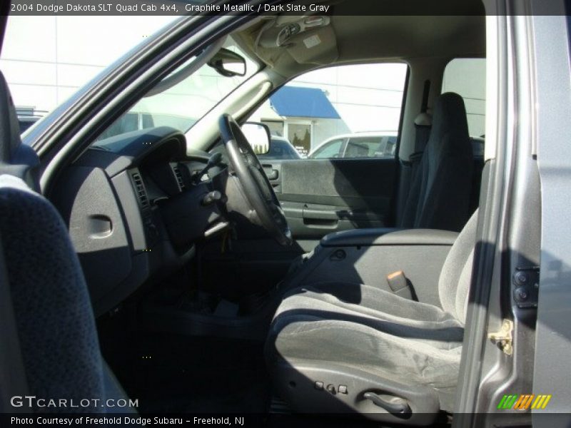 Graphite Metallic / Dark Slate Gray 2004 Dodge Dakota SLT Quad Cab 4x4