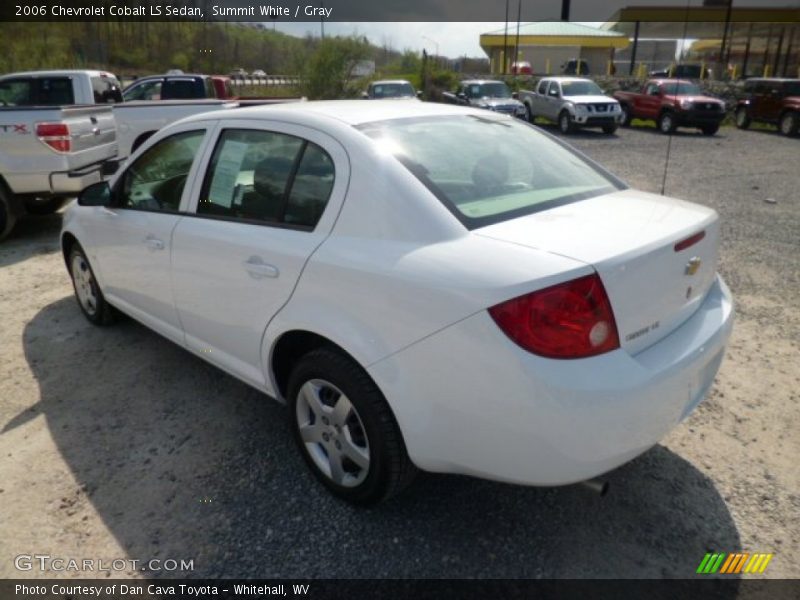 Summit White / Gray 2006 Chevrolet Cobalt LS Sedan