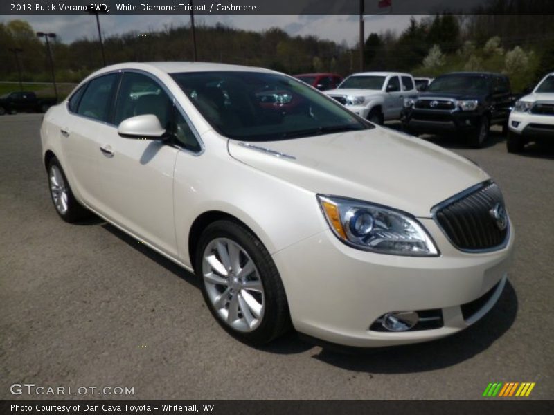White Diamond Tricoat / Cashmere 2013 Buick Verano FWD