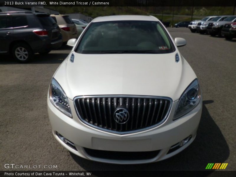 White Diamond Tricoat / Cashmere 2013 Buick Verano FWD