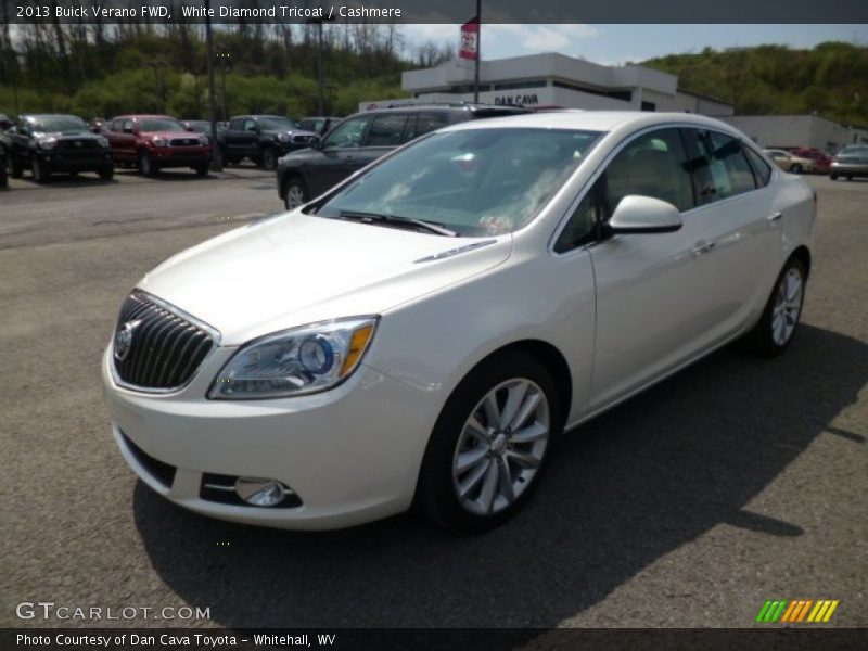 White Diamond Tricoat / Cashmere 2013 Buick Verano FWD