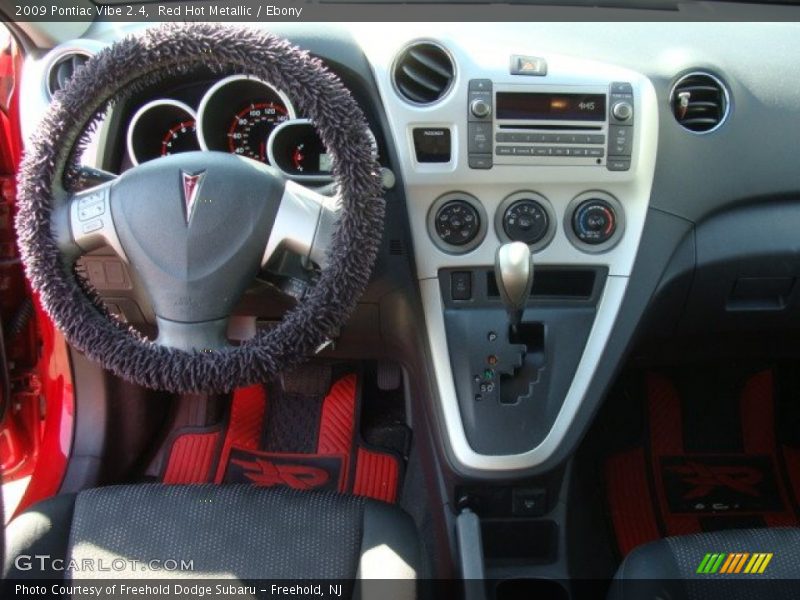 Red Hot Metallic / Ebony 2009 Pontiac Vibe 2.4