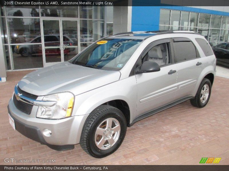 Sandstone Metallic / Light Gray 2005 Chevrolet Equinox LS AWD