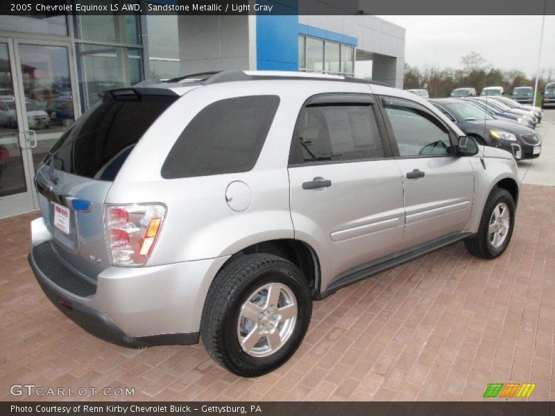 Sandstone Metallic / Light Gray 2005 Chevrolet Equinox LS AWD