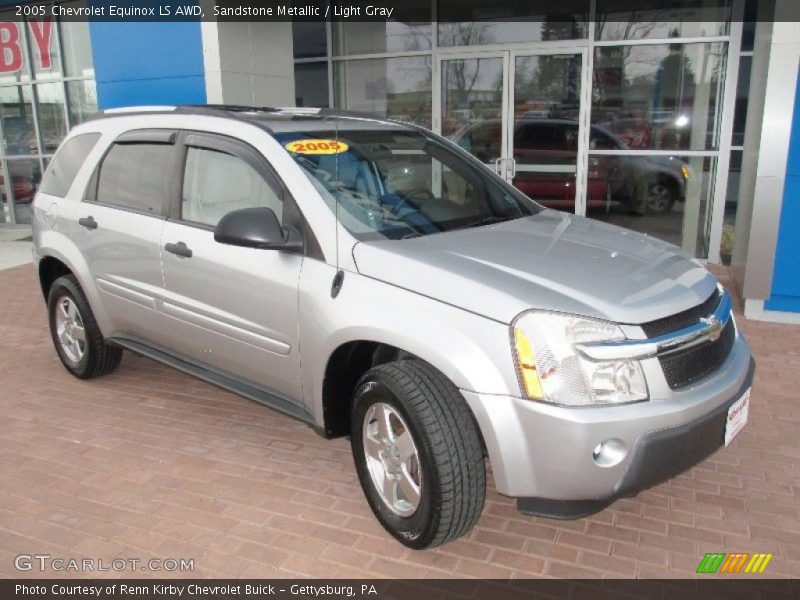 Sandstone Metallic / Light Gray 2005 Chevrolet Equinox LS AWD