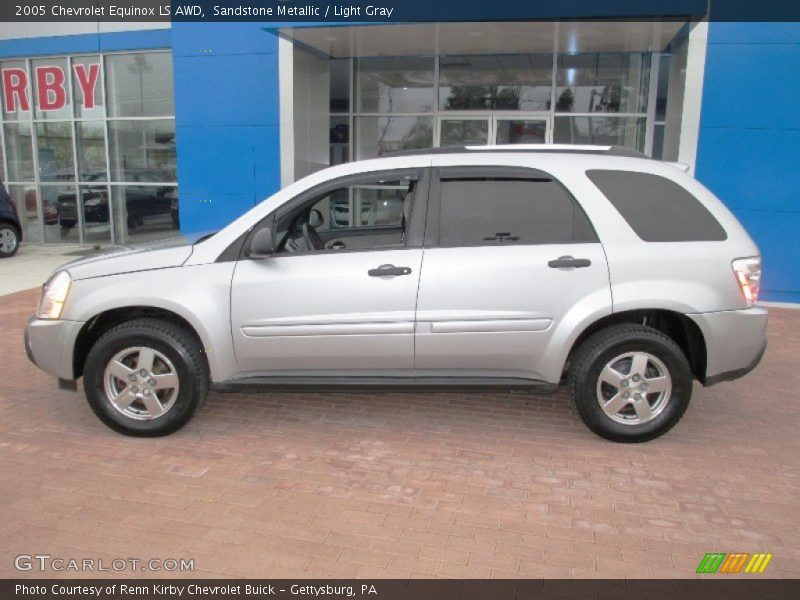 Sandstone Metallic / Light Gray 2005 Chevrolet Equinox LS AWD