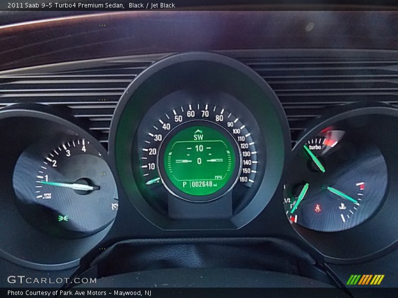 Black / Jet Black 2011 Saab 9-5 Turbo4 Premium Sedan